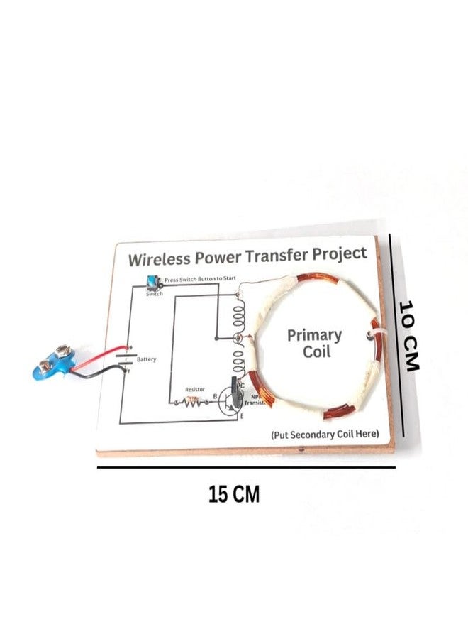 ESPtronics Wireless Power Transfer Electromagnetic Mutual Induction Science Project Physics Experiment Kit for Class 12 Students and School Kids - Image 3